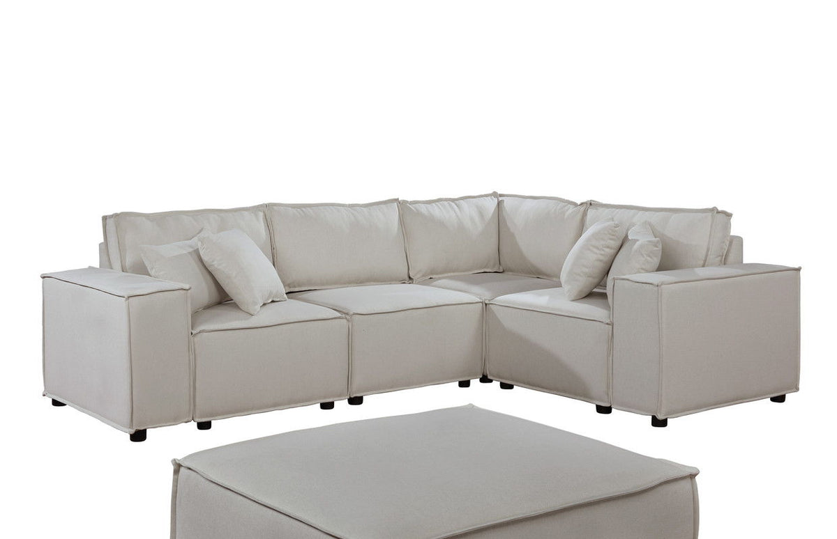 Melrose Modular Sectional Sofa With Ottoman
