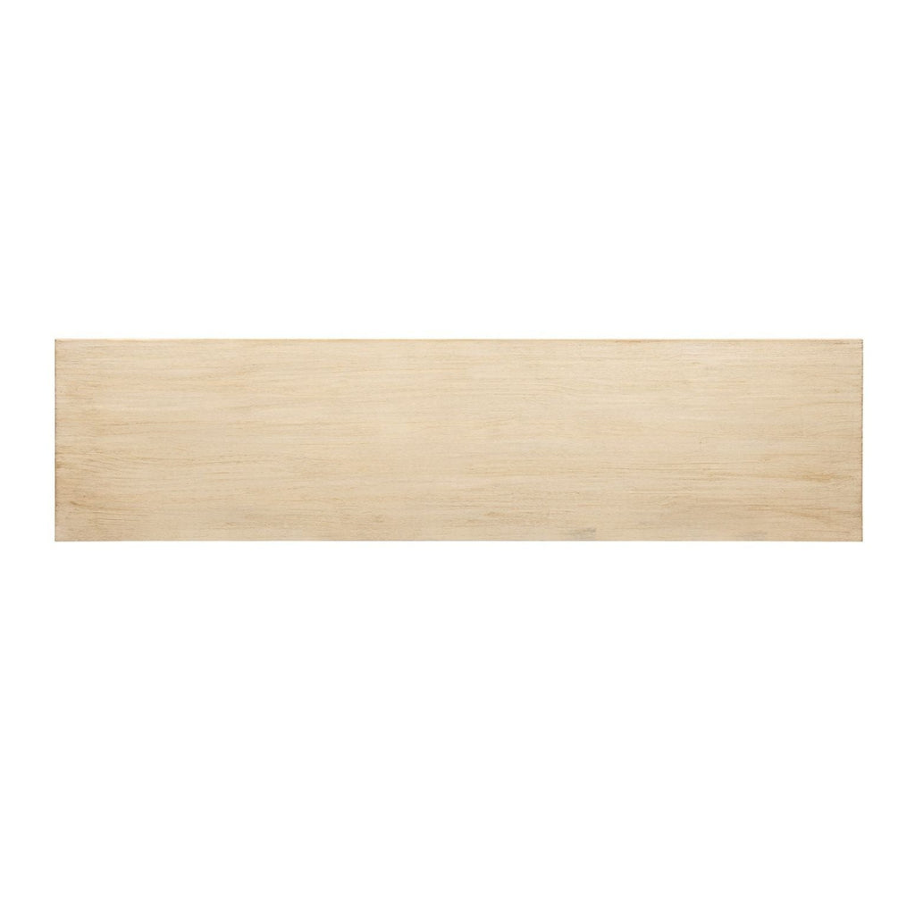 Natural Reclaimed Wood 4 Door Sideboard with Streamlined Storage - Natural