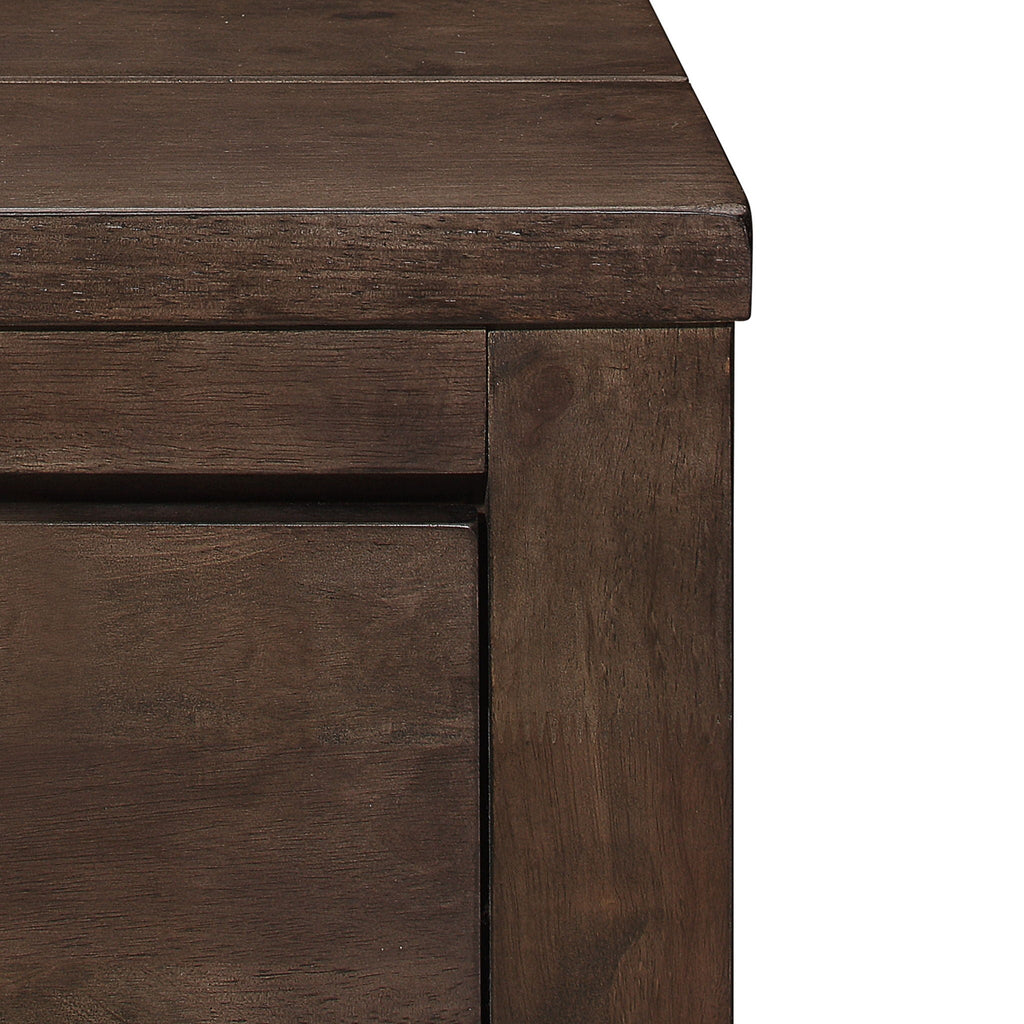 9 Drawer Dresser with Farmhouse Design - Brown