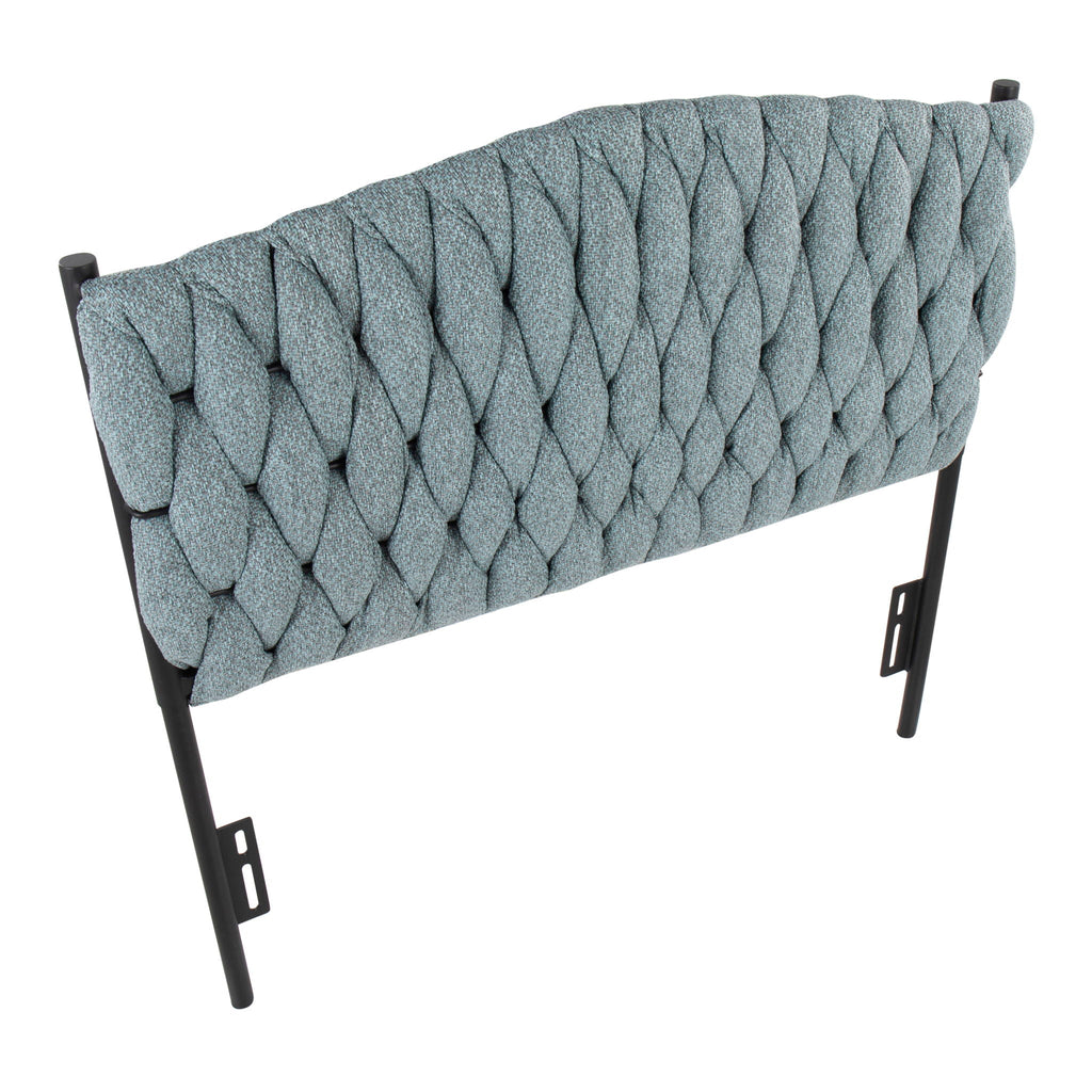 Braided Matisse Contemporary Design Upholstered Headboard - Twin Size