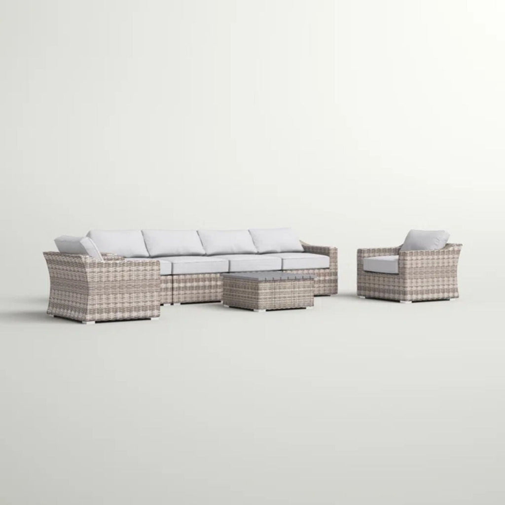 Stylish Sofa Seating Group With Cushions - Multiple Set Options, Dark Gray, Gray, or Dark Brown
