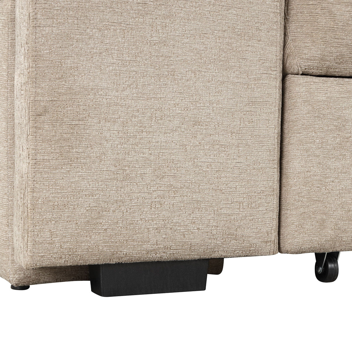 Reversible L-Shape Sleeper Sectional Sofa with Storage Chaise and 2 Stools - Multiple Colors