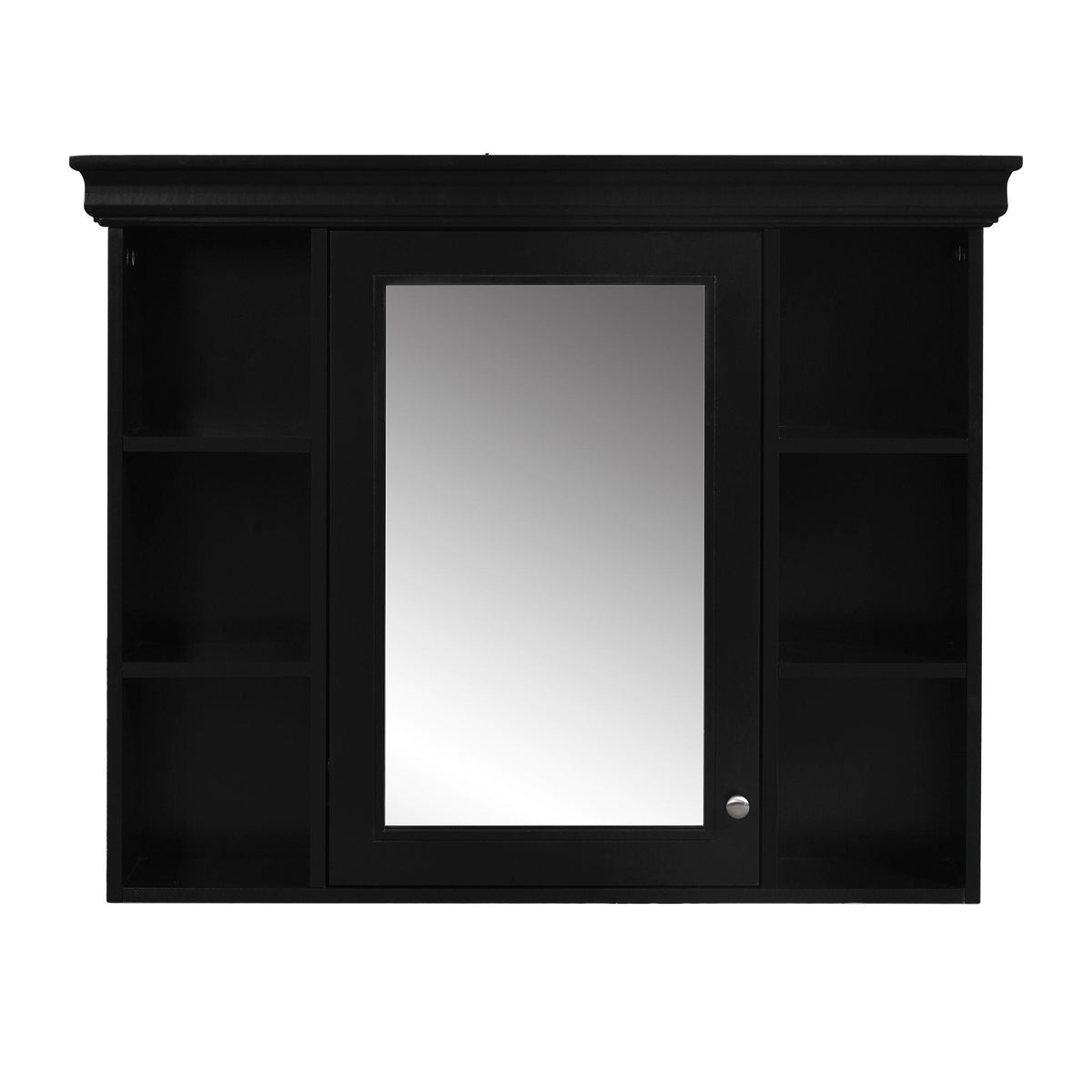 Wall Mounted Bathroom Storage Cabinet with Mirror Door - 35.5" Wide