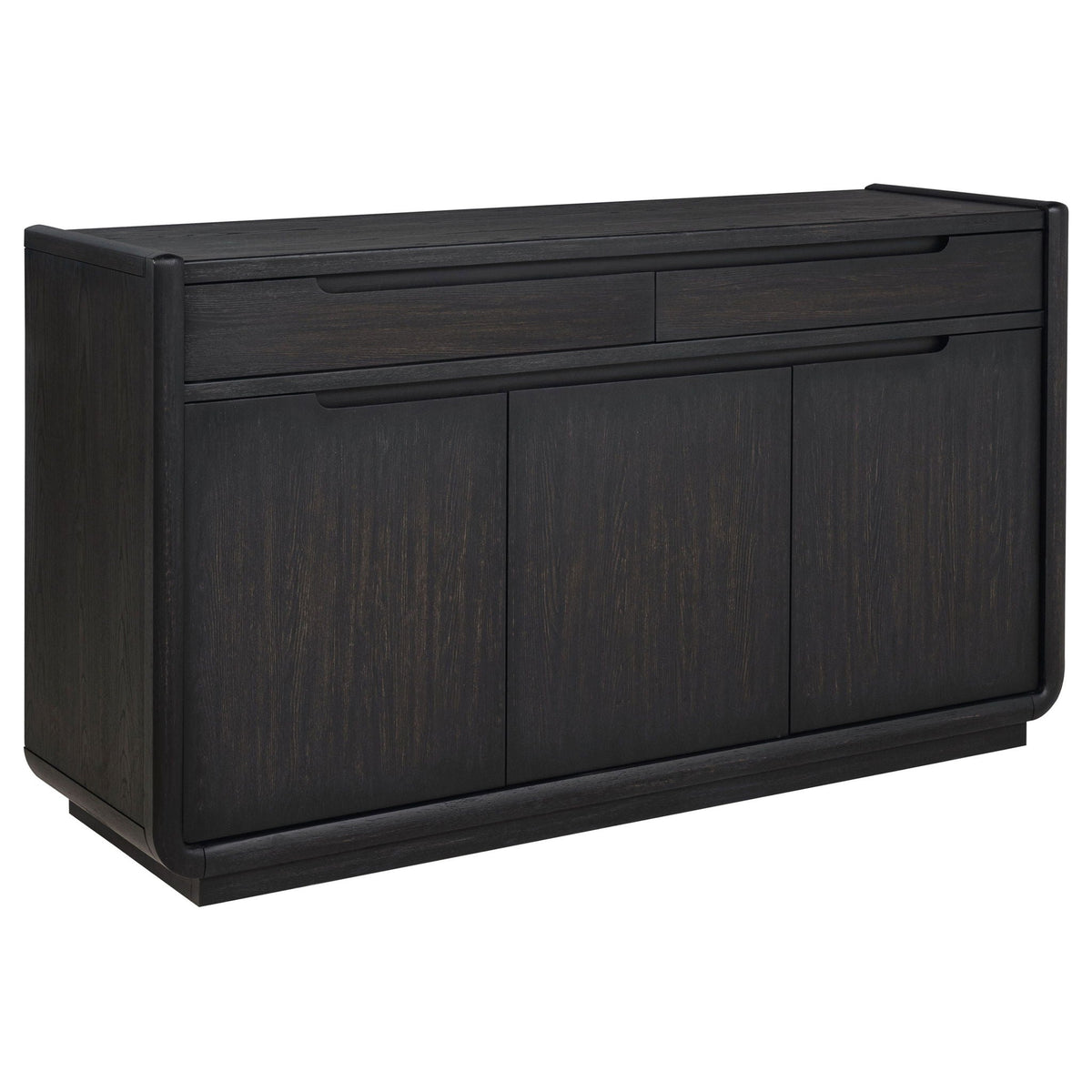 Leandro 2-drawer Dining Sideboard Server Burnished Black