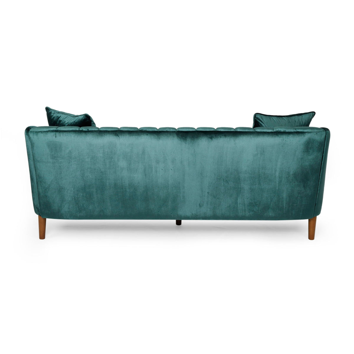 Contemporary 3 Seater Sofa with Button Tufted Accents - Dark Green or Beige
