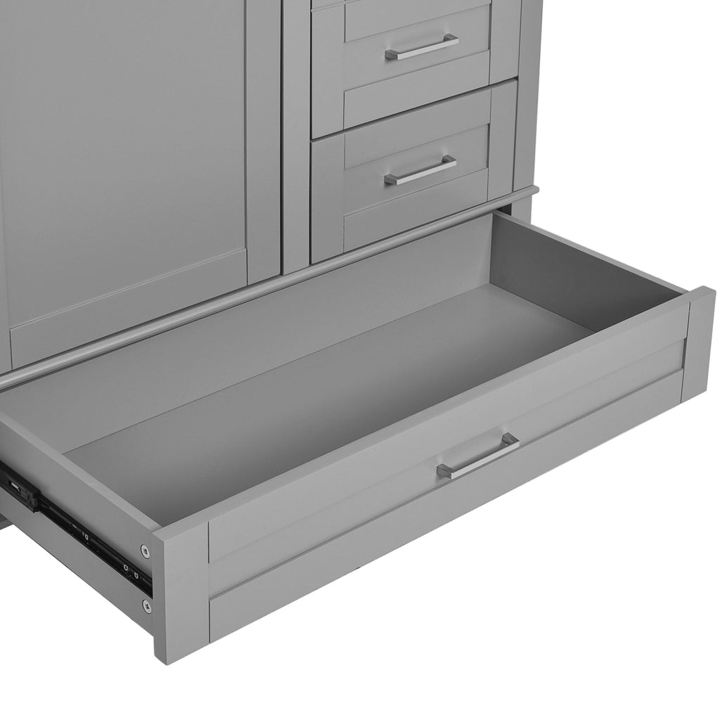 Traditional Bathroom Vanity Set with Soft Close Doors - Multiple Colors