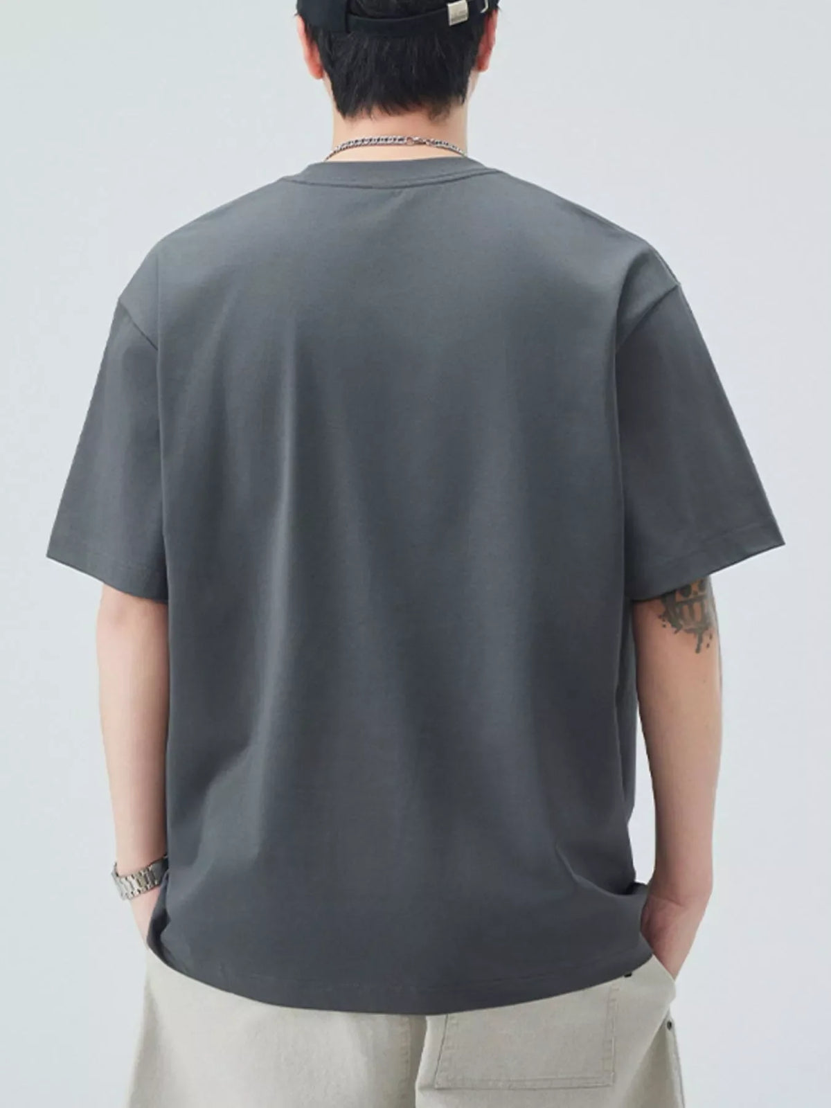Men's Plus Size Casual Round Neck T-Shirt