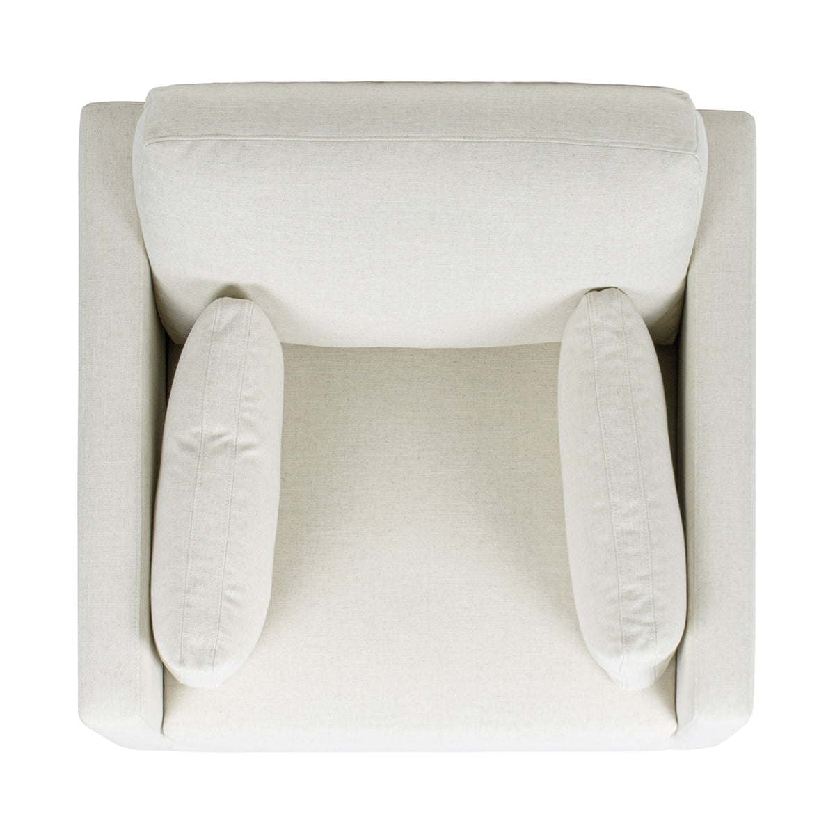 Modern Farmhouse Arm Chair with Removable Cushions - Flax
