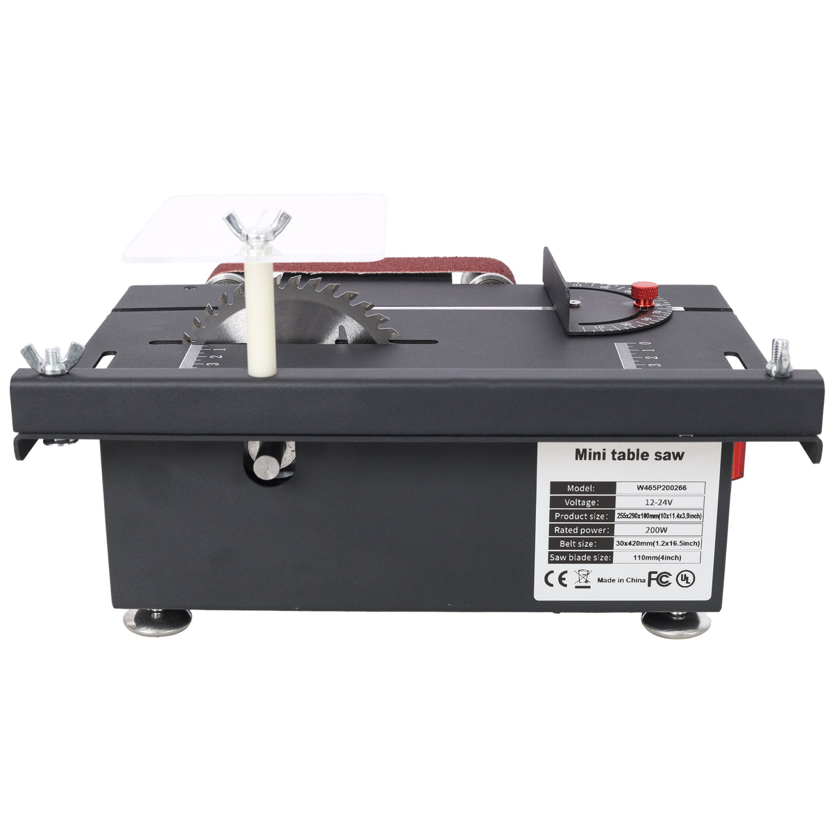 Mini Table Saw & Belt Sander with Adjustable Angles - Metal