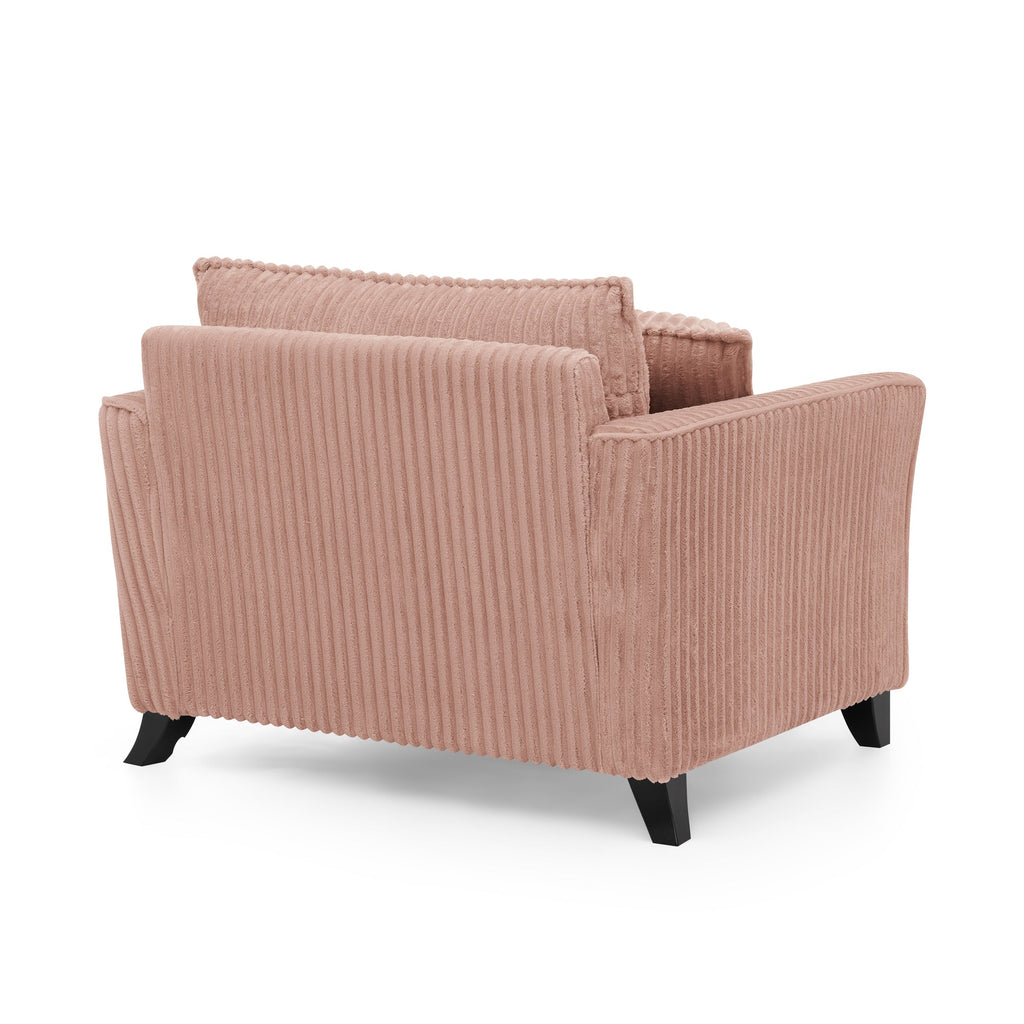 Comfortable Lazy Sofa Chair with Armrests - Pink or Beige