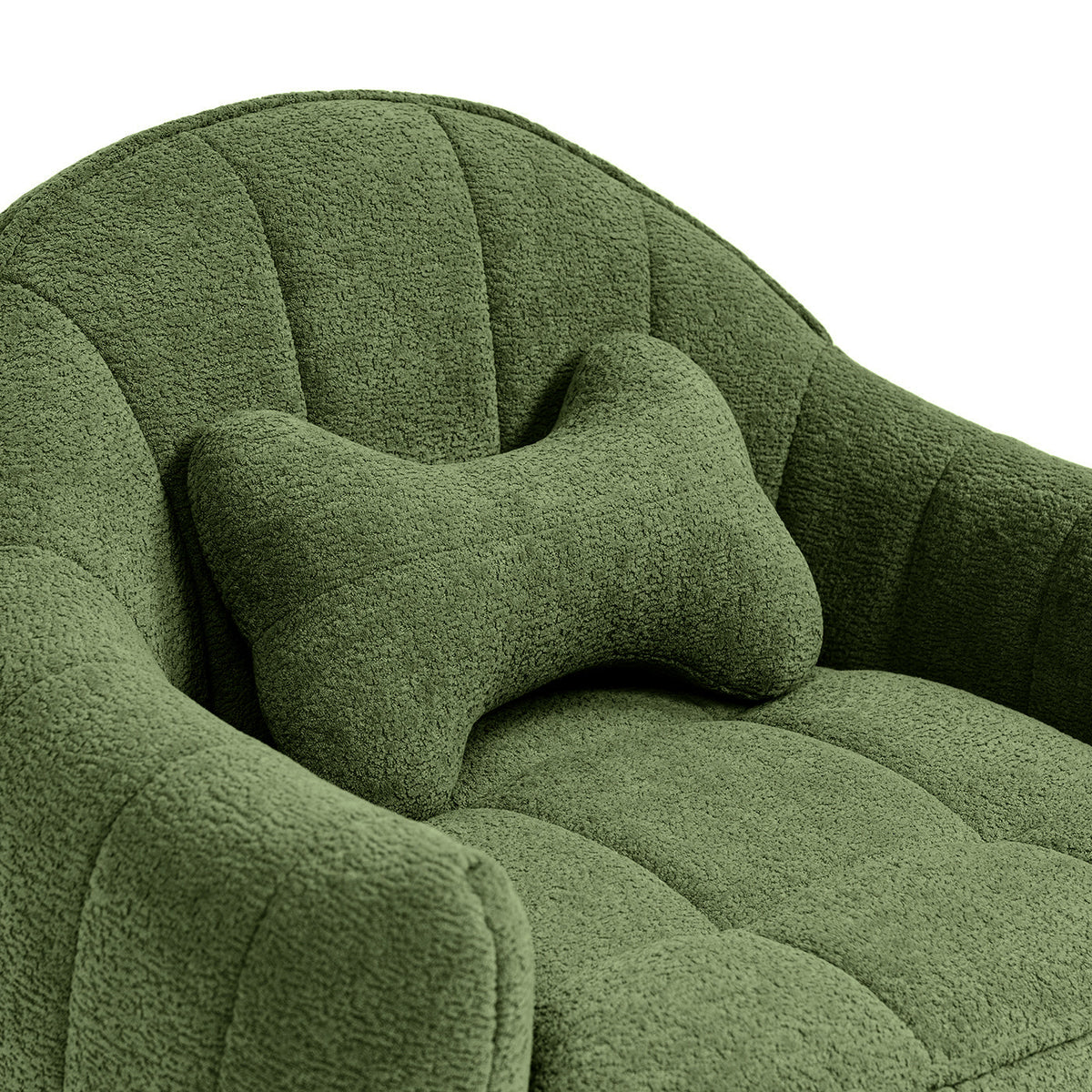 Louie 30.5" Dog Sofa Bed with Raised Armrests - Moss