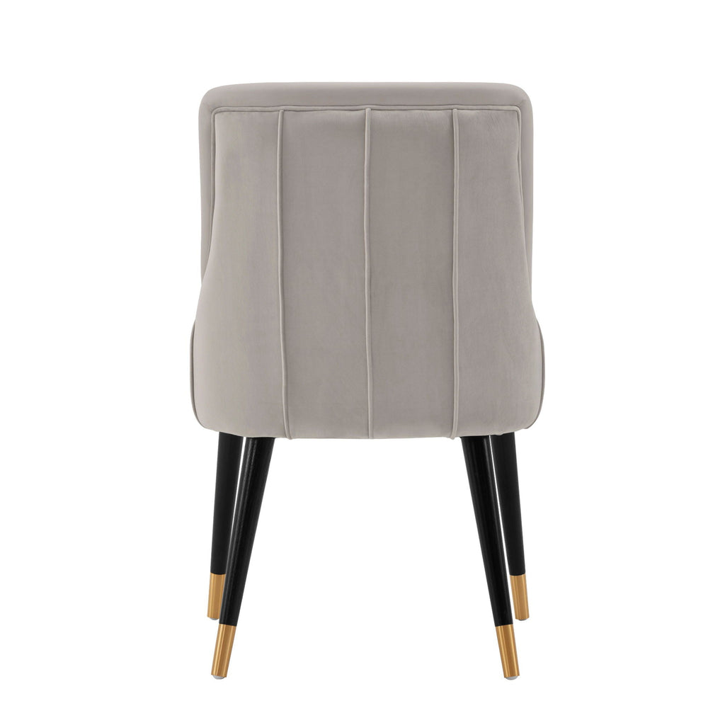 Eda Dining Chair with Stitched Upholstery - Multiple Colors