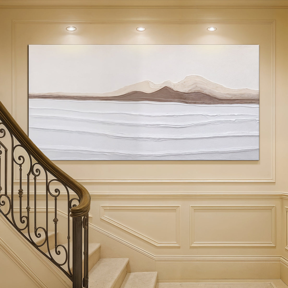 Earth Tone Abstract Wall Art