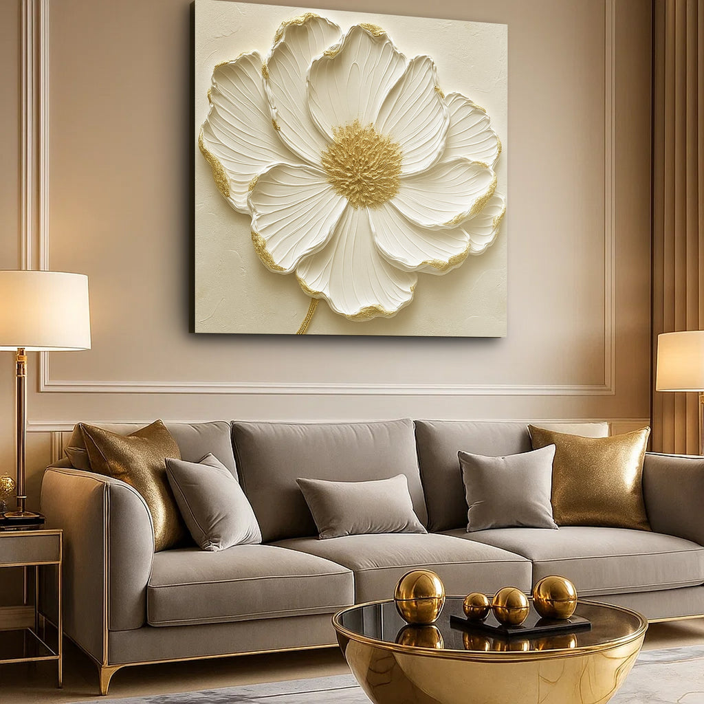 Modern Abstract Flower Wall Art