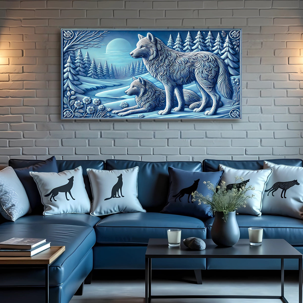Wolves Wall Art VI