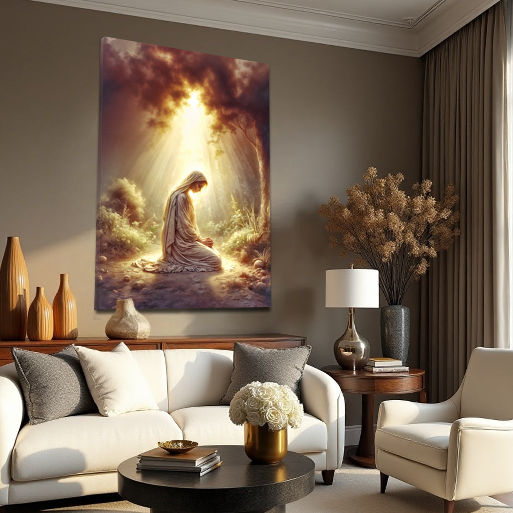 Mary Praying Faith Wall Art