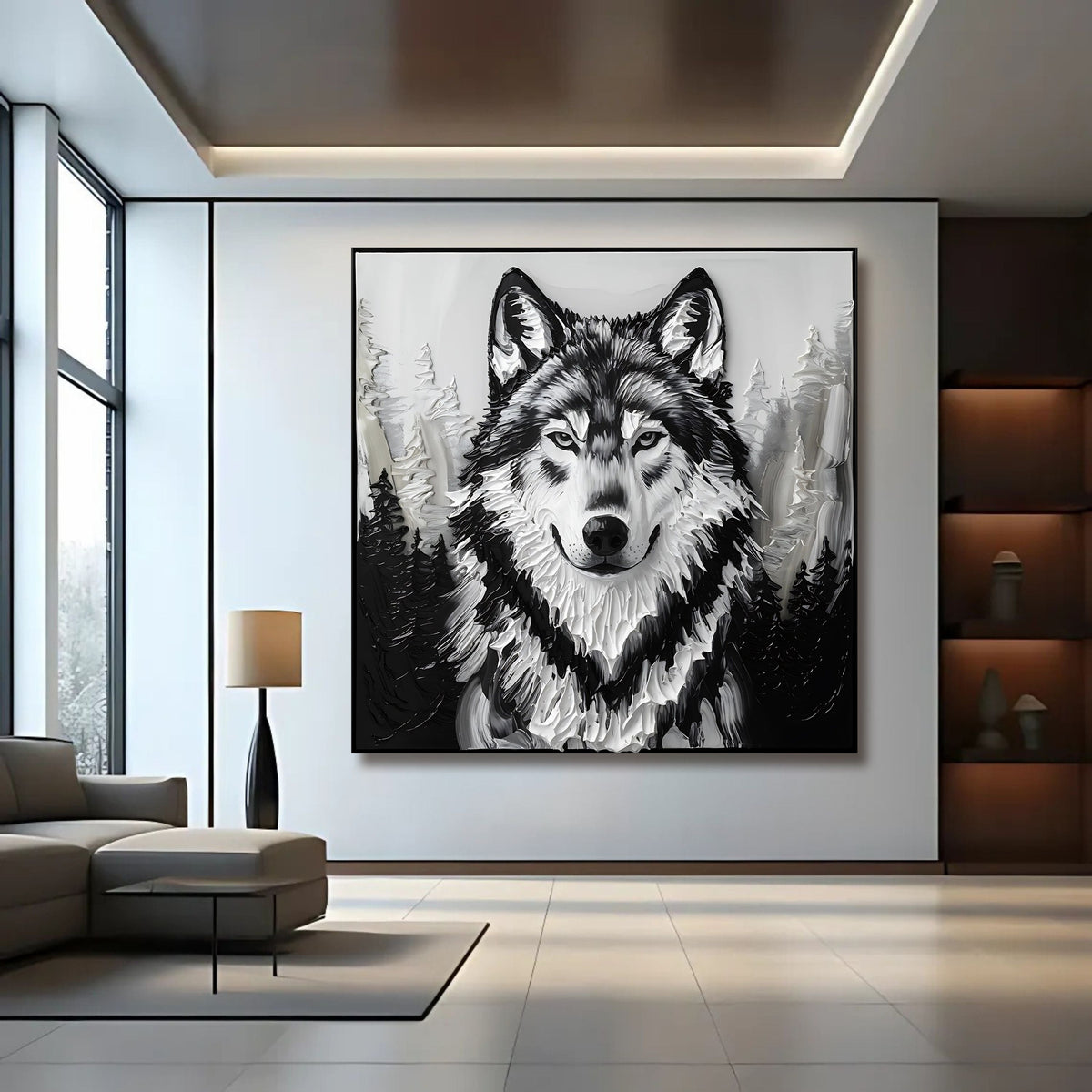 Wolf Wall Art IV