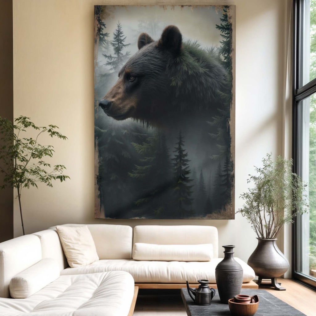 Black Bear Exposure Wall Art