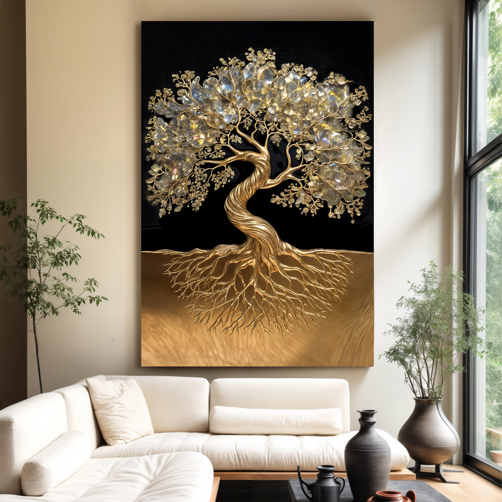 Minimalist Tree of Life Wall Art