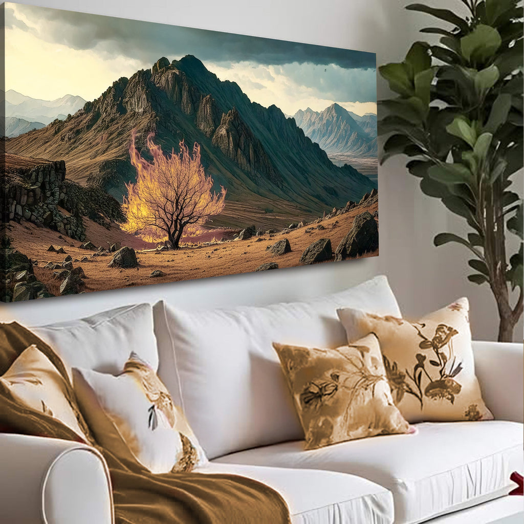 Burning Bush - Faith Wall Art VI