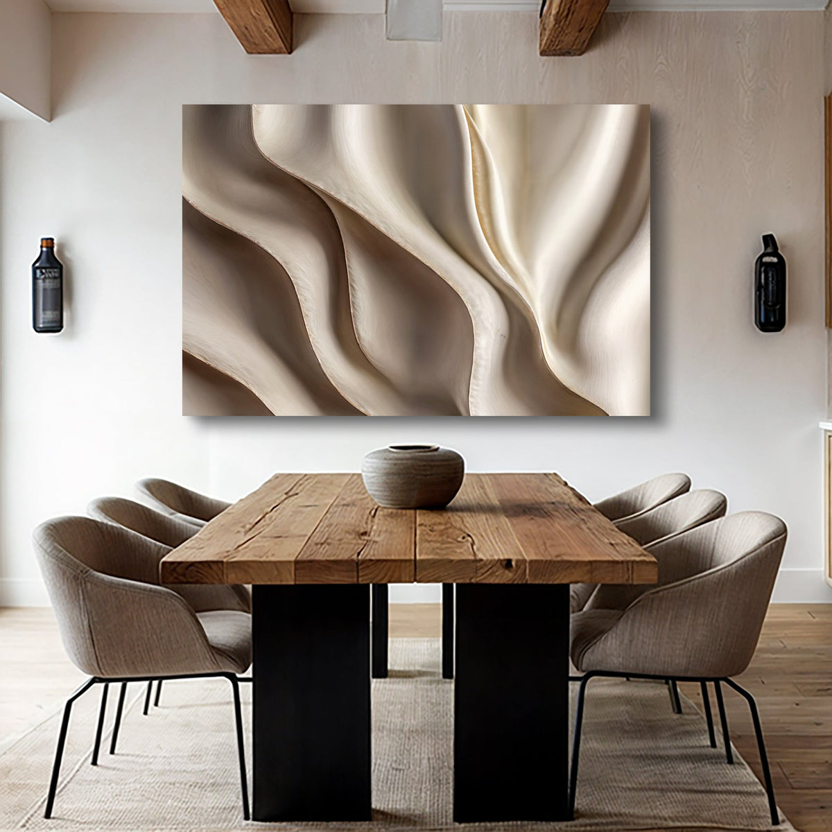 Beyond the Surface – Abstract Waves Wall Art