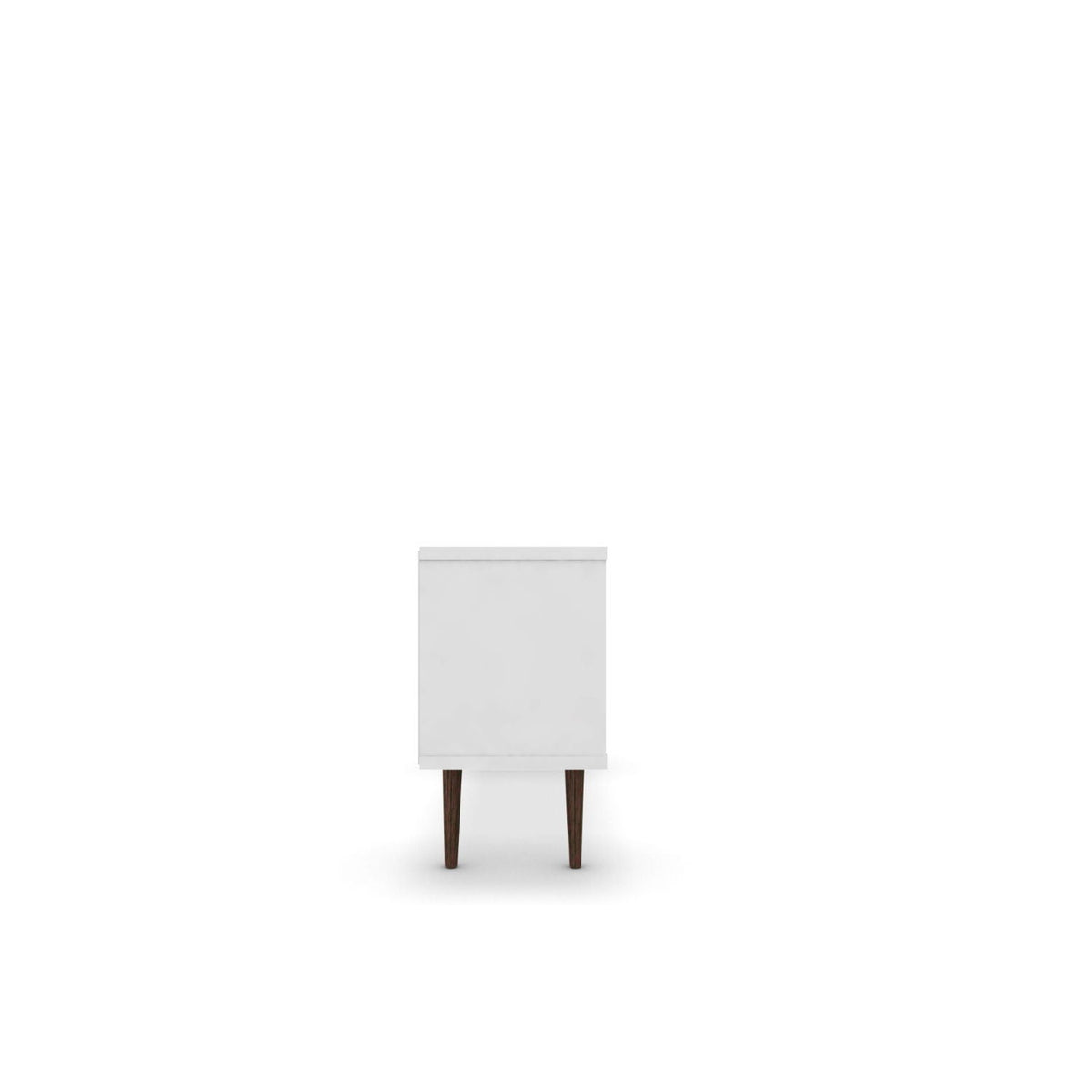 Smart Storage TV Stand with Solid Wood Legs - Multiple Colors