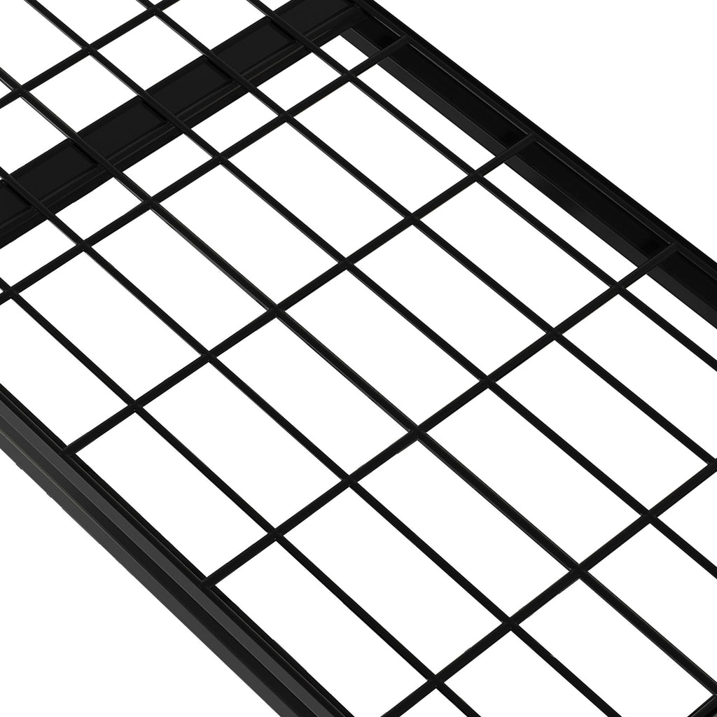 Heavy Duty 5 Tier Adjustable Metal Mesh Storage Rack with 2000 Lbs Capacity - Brushed Nickel