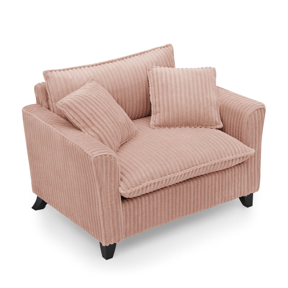 Comfortable Lazy Sofa Chair with Armrests - Pink or Beige
