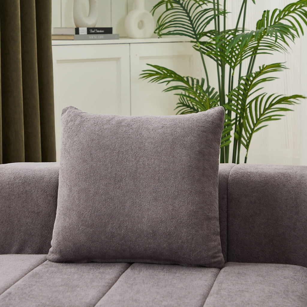 Modular Sectional Sofa with 2 Pillows – Symmetrical Design
