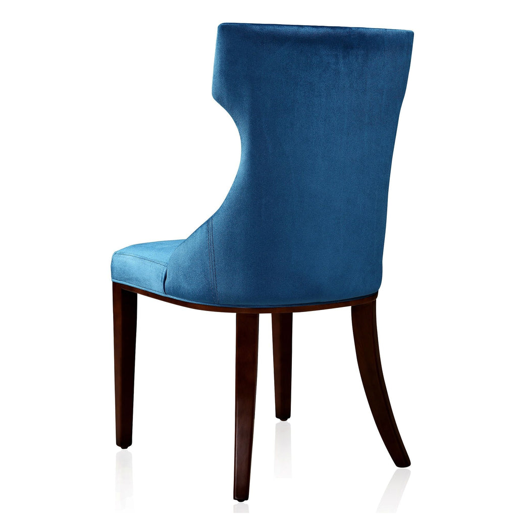 Reine Dining Chair Set of 2 with Solid Wood Frame and Classic Design - Multiple Colors