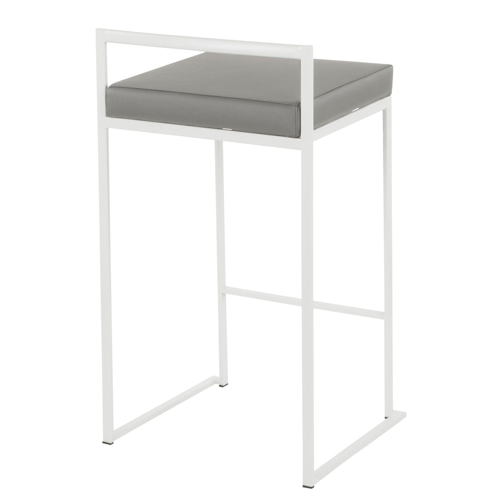 Stackable Counter Stool with Padded Comfort Seat - Multiple Colors