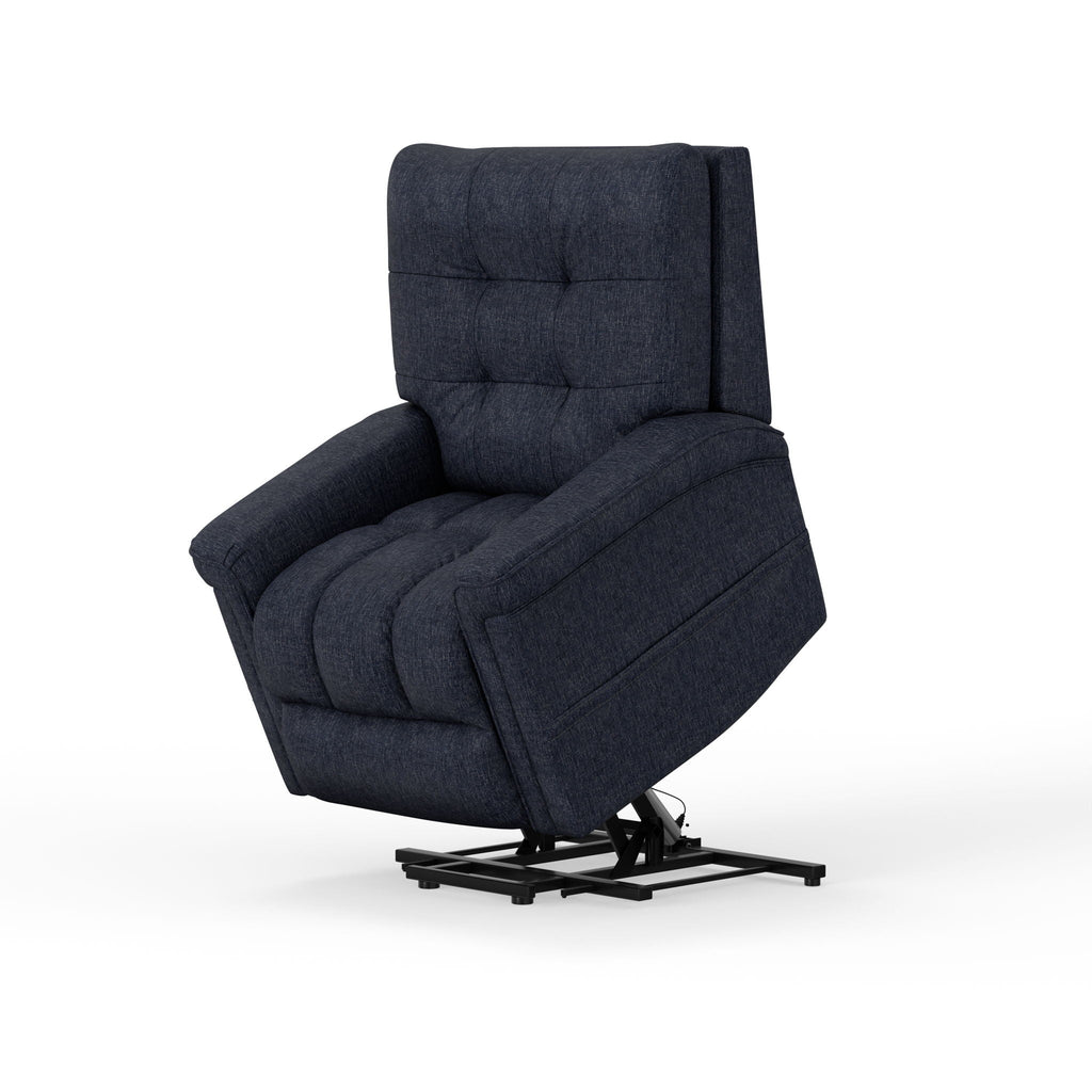 Velour Power Lift Chair with Lift Assist - Blue