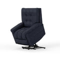 Velour Power Lift Chair with Lift Assist - Blue