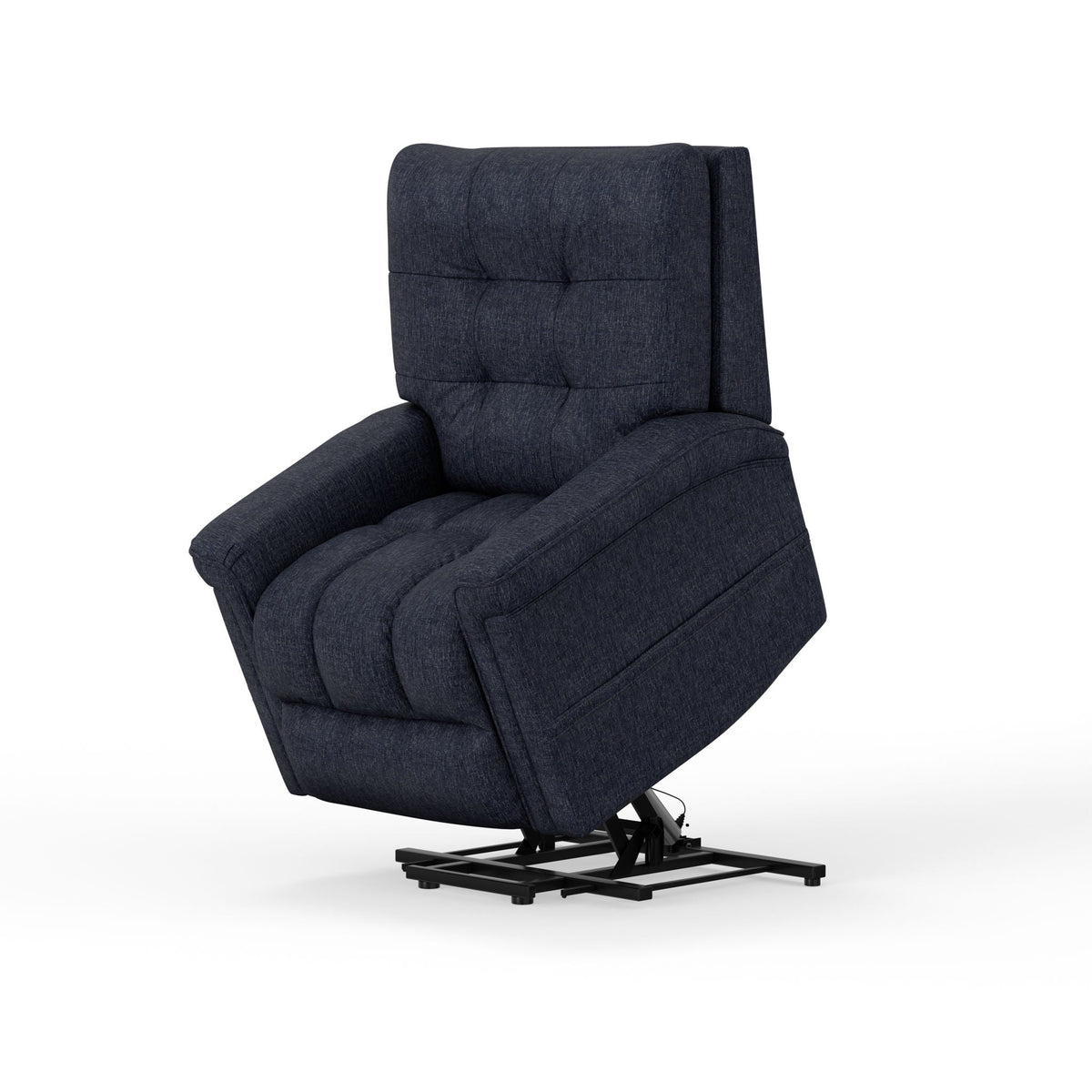 Velour Power Lift Chair with Lift Assist - Blue