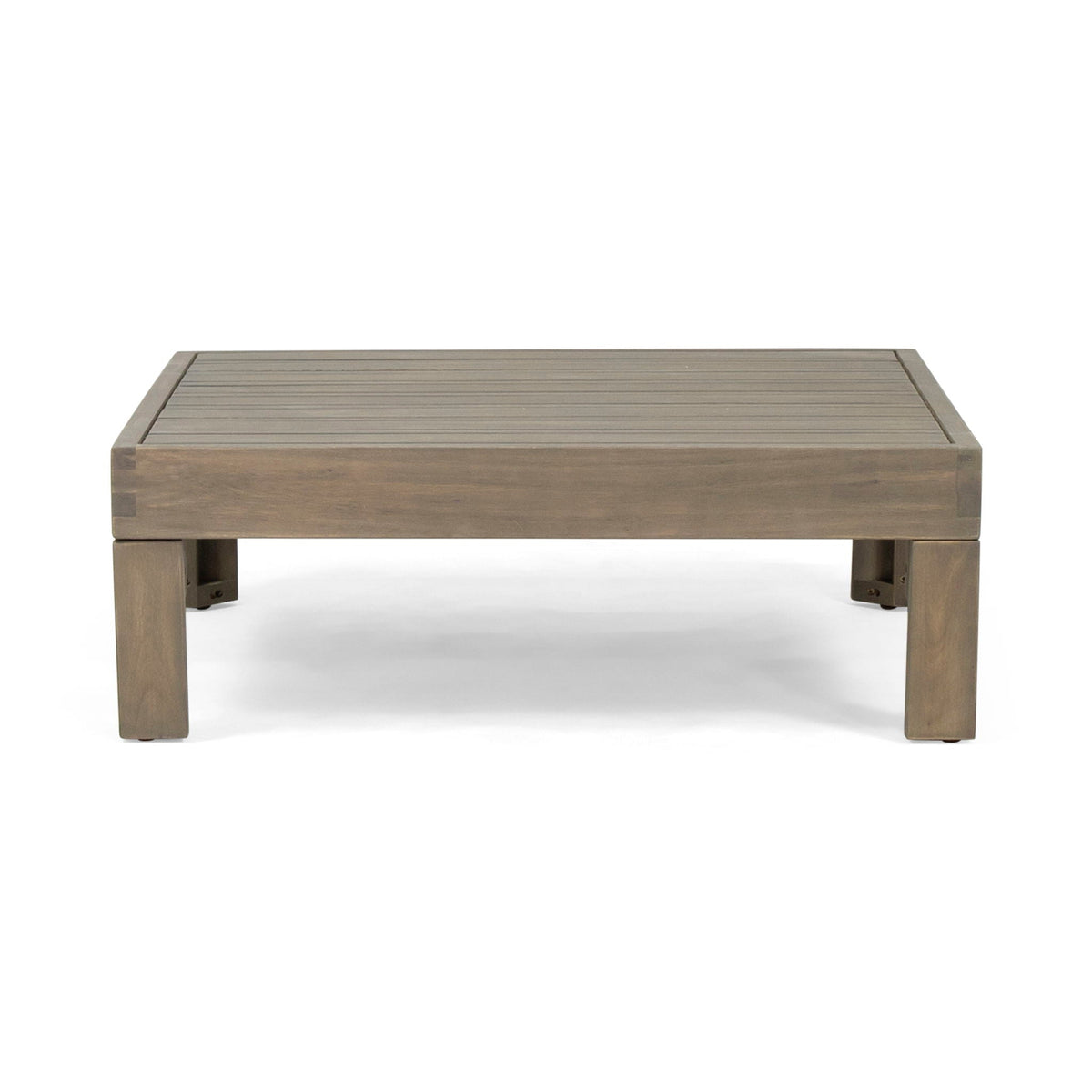 Oana 3 Piece Loveseat Set with Coffee Table - Acacia Wood Outdoor Seating