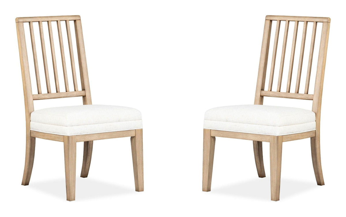 Coventry - Upholstered Side Chair With Solid Wood Back (Set of 2) - Honey Maple