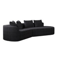 Upholstered Oversized Sectional Sofa - 4 Seater