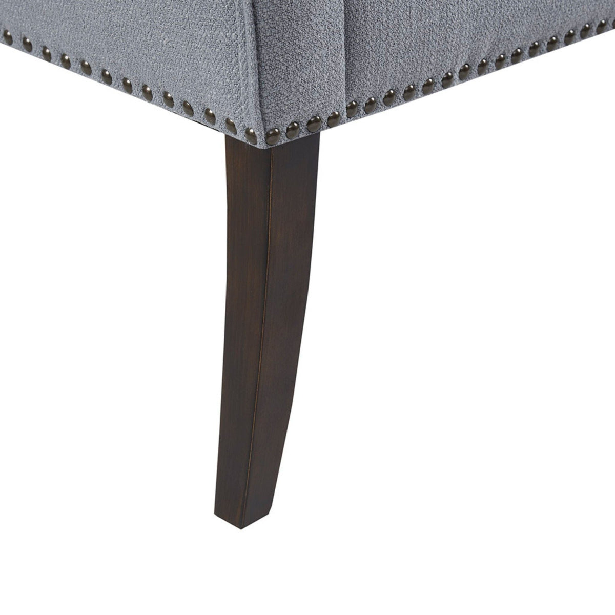 Elegant Design Upholstered Bench with Solid Wood Frame - Gray, Beige or Dark Gray