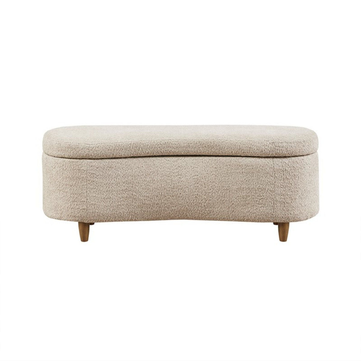 Flip Top Storage Bench with Soft Close Hinges - Light Brown, Beige, or Dark Green
