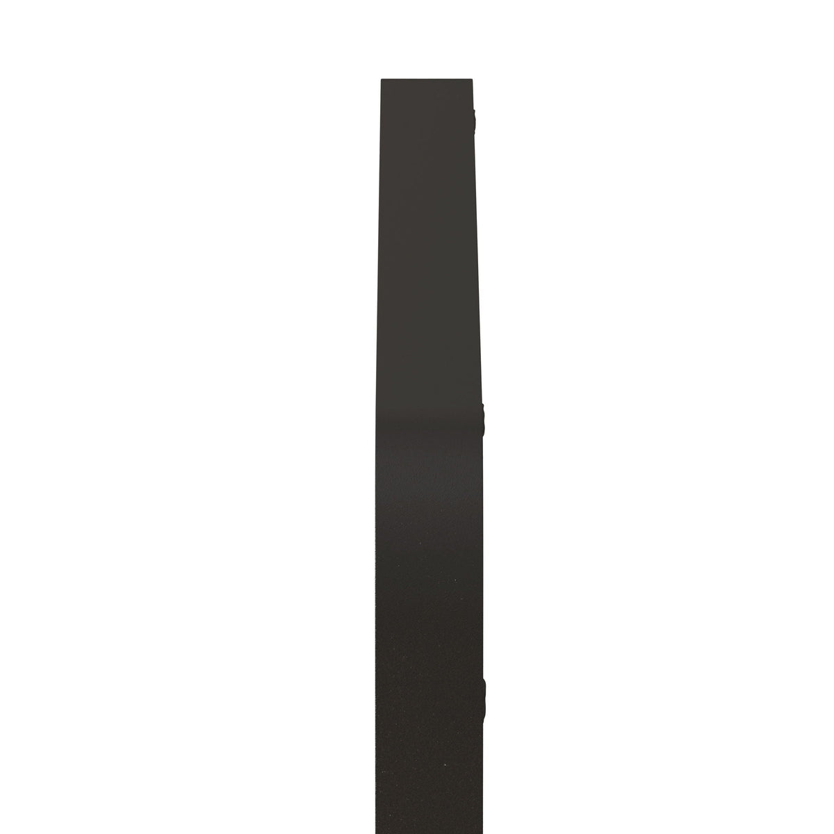 Rectangular Metal Framed Wall Mirror with Modern Design - Black