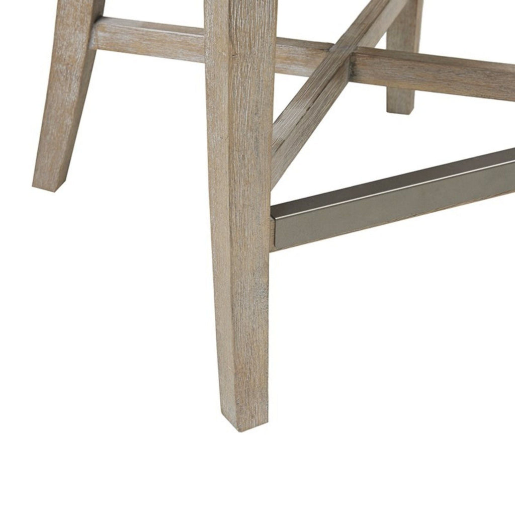 Carson Counter Stool with Swivel Seat - Wingback Design - Beige, Gray, Blue