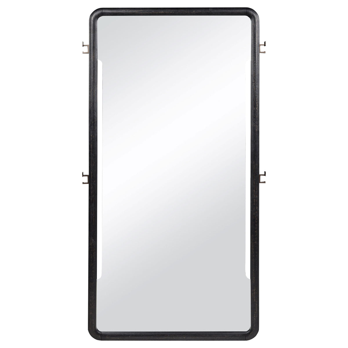 Leandro 76-inch Full Length Floor Mirror Burnished Black