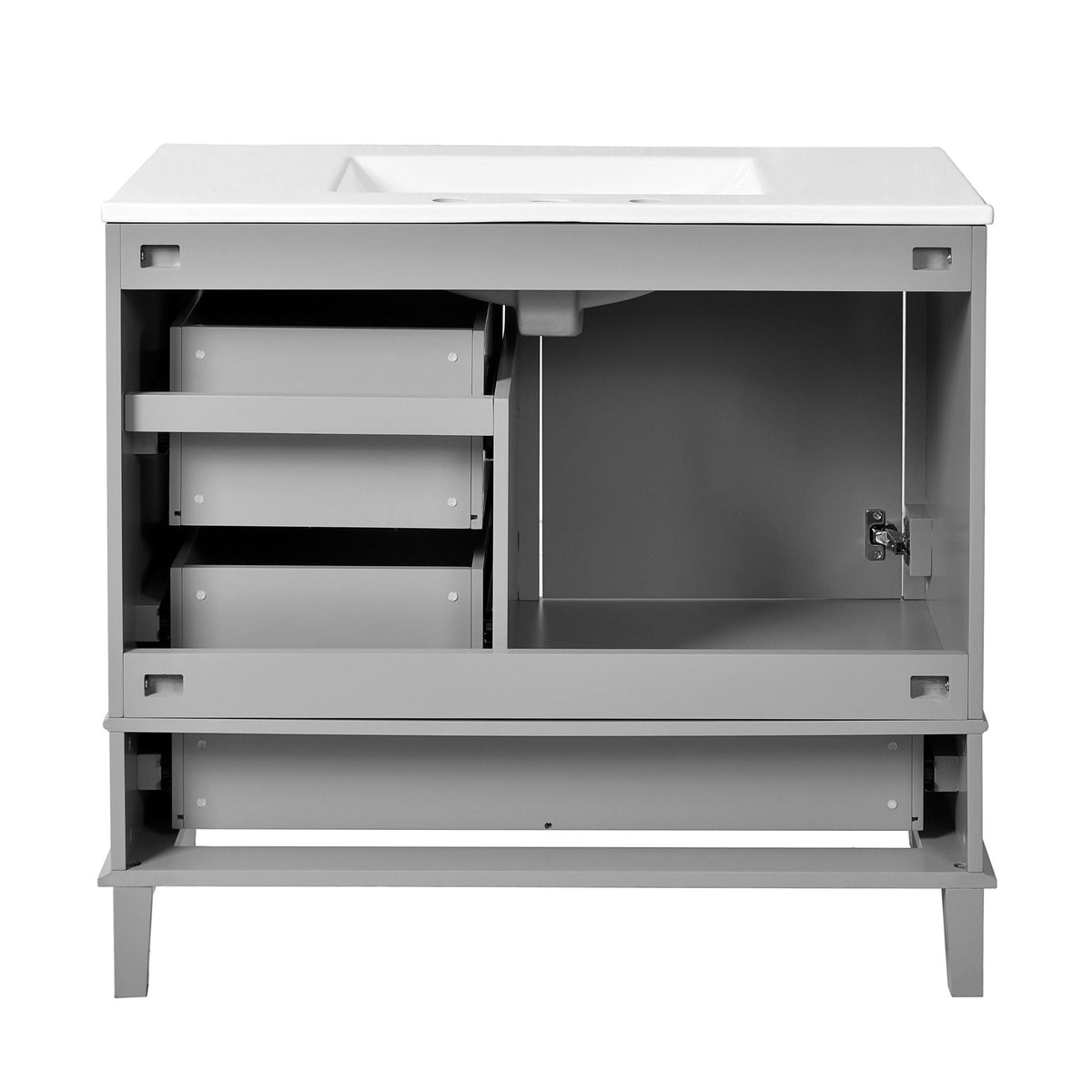Traditional Bathroom Vanity Set with Soft Close Doors - Multiple Colors