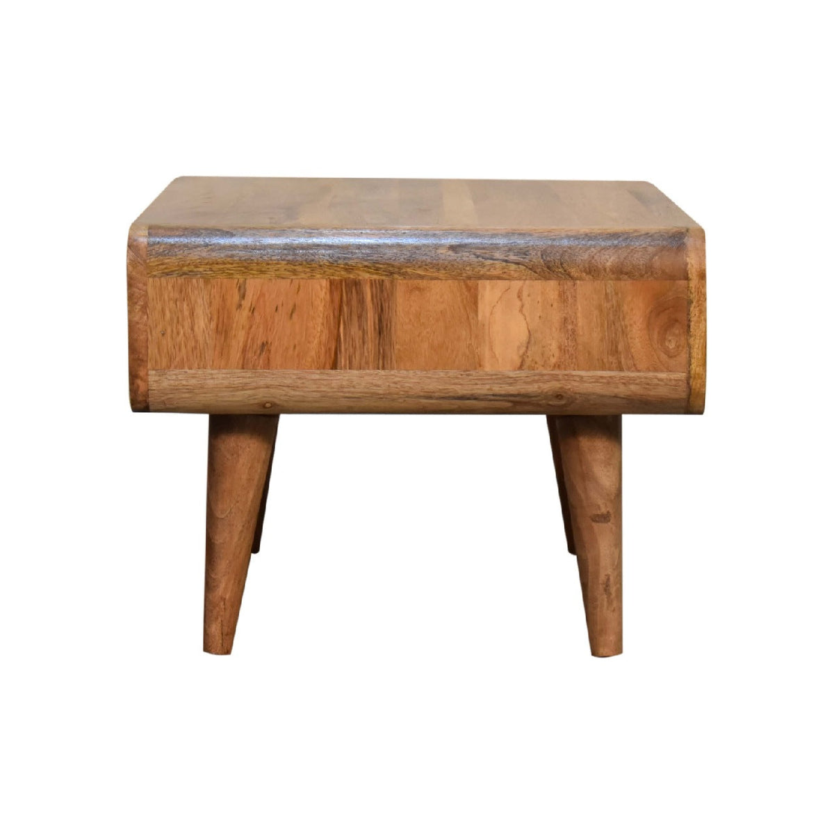 Solid Wood Media Unit with Open Slot - Oak-ish