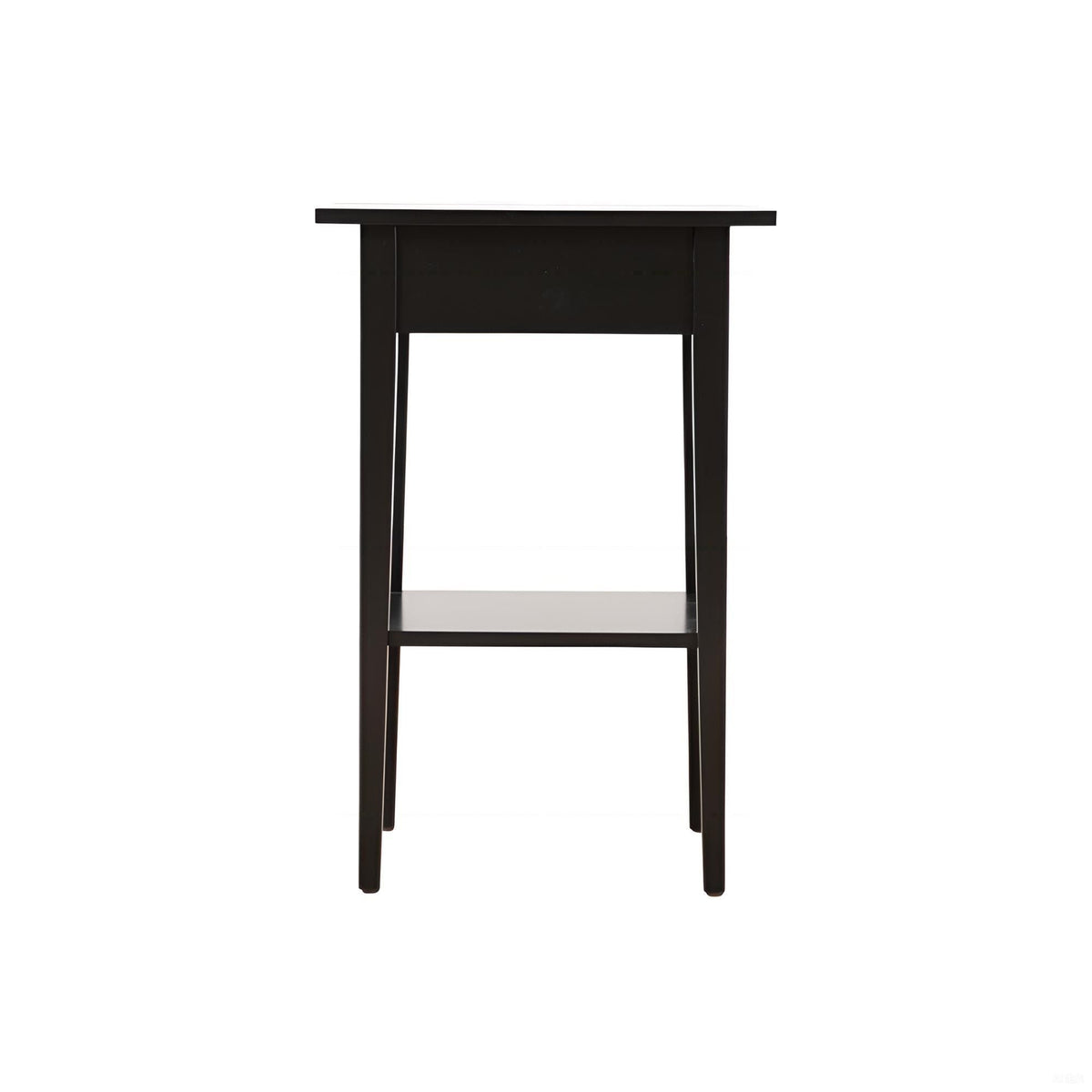 Wood Nightstand with Drawer and Shelf - Multiple Colors