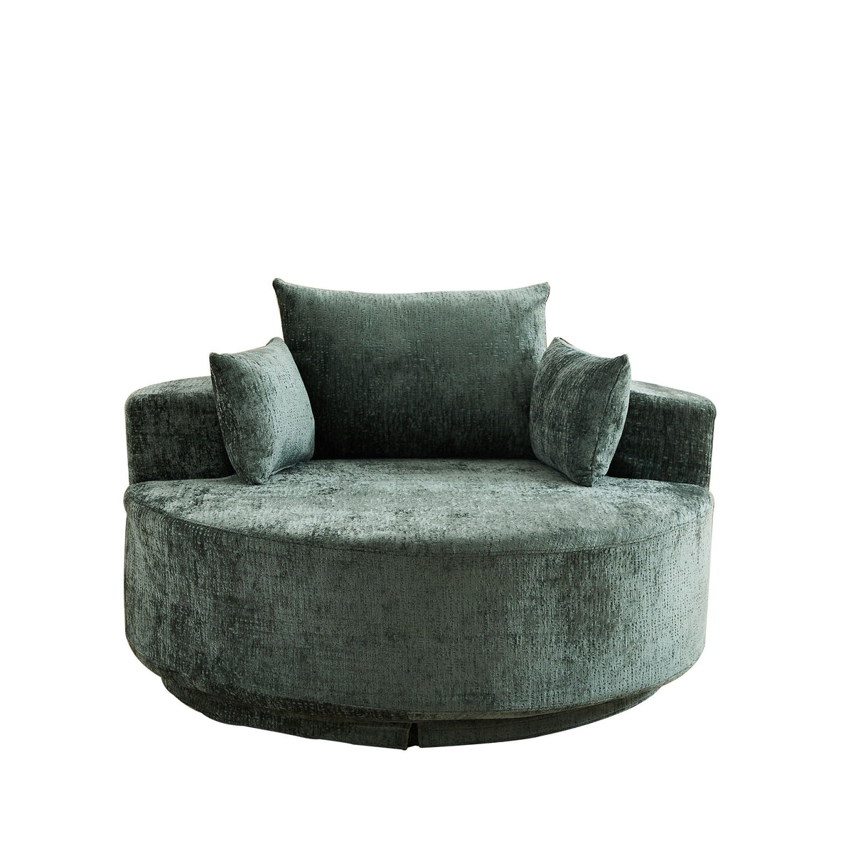 Swivel Sleeper Chair with Supportive Pillow and 360° Base - Multiple Colors