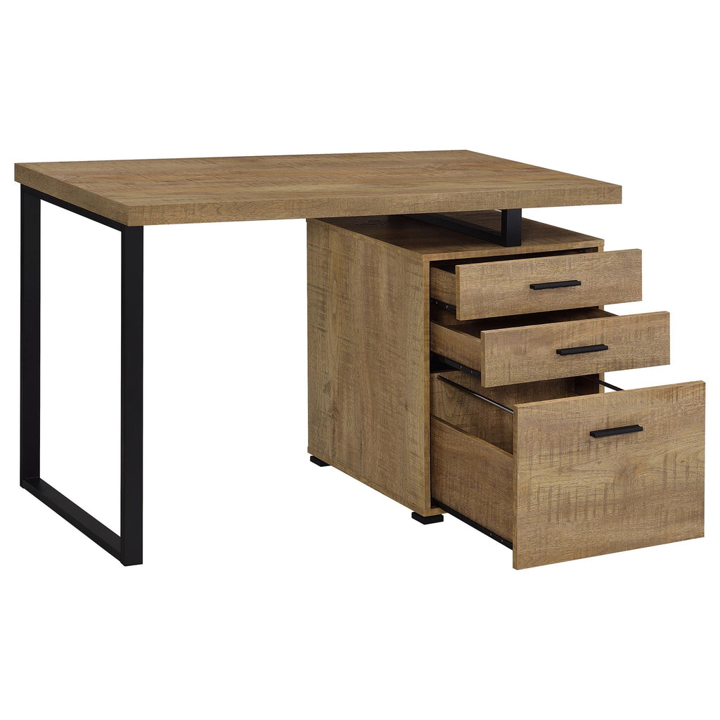 Brennan 47-inch 3-drawer Office Computer Desk Mango