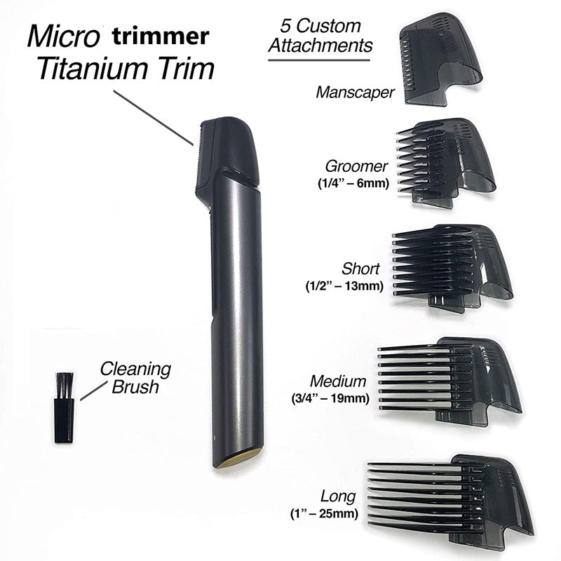 New Electric Back Shaver Men Handheld Haircut Trimmer Long Handle Foldable Shaver