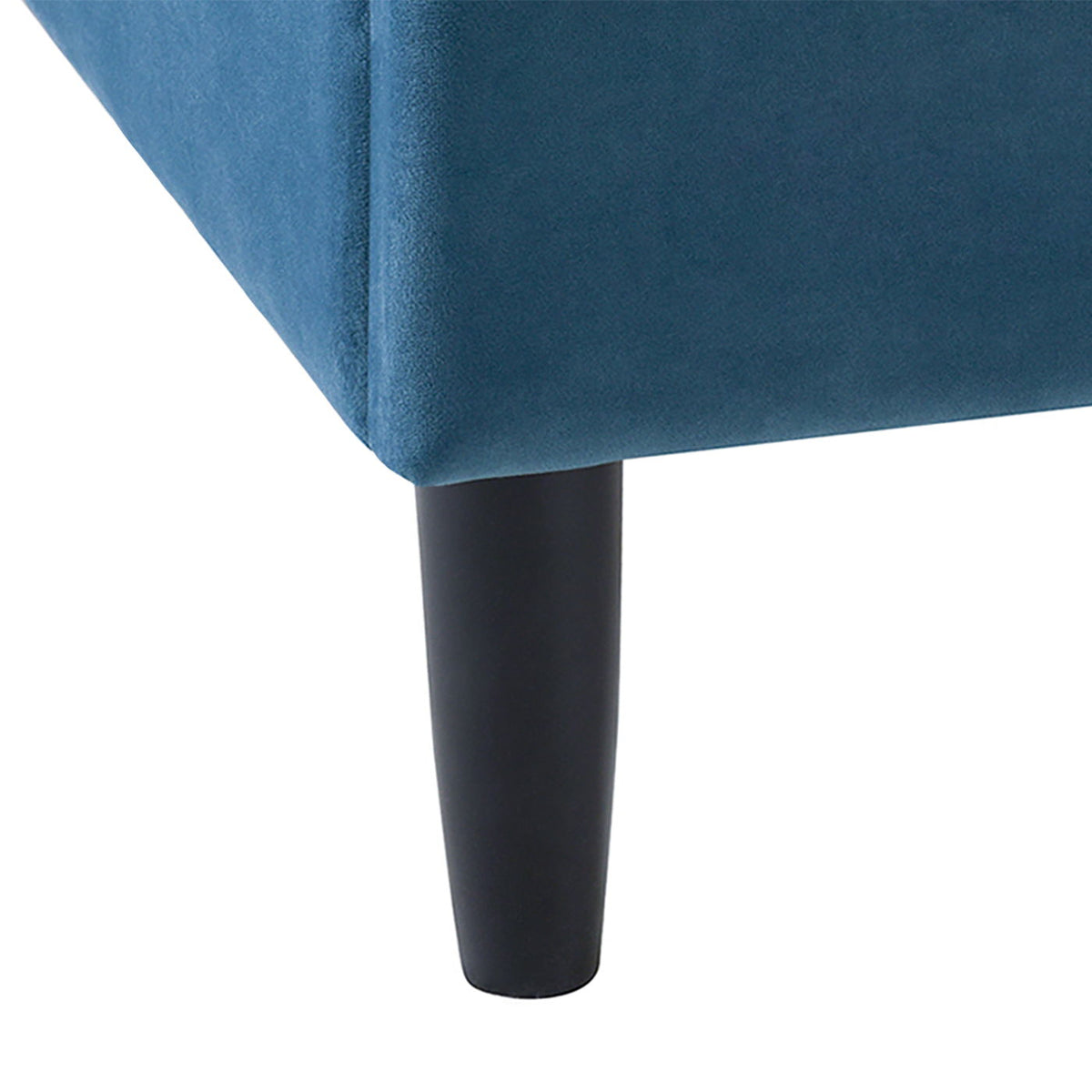 Vertical Tufted Modern Headboard Platform Bed Set with Upholstered Finish - Multiple Colors