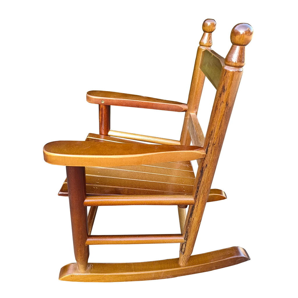 Children's Rocking Chair with Sturdy Populus Wood Frame - Multiple Colors